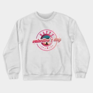 happy valentines day gift Crewneck Sweatshirt